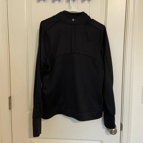 NWOT | Kyodan women’s solid black zip active jacket — large - Picture 6 of 7